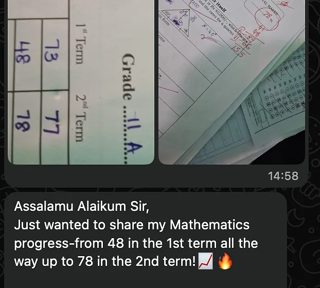 From 48 to 78 in one term